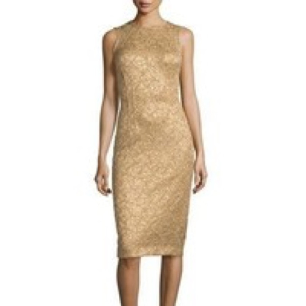 Michael Kors Collection Dress Sheath Jacquard